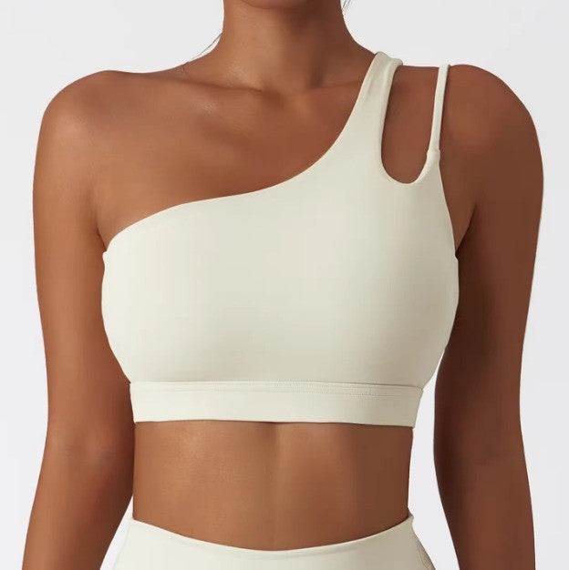 2-Piece Single-Strap Crop Top & Leggings Set