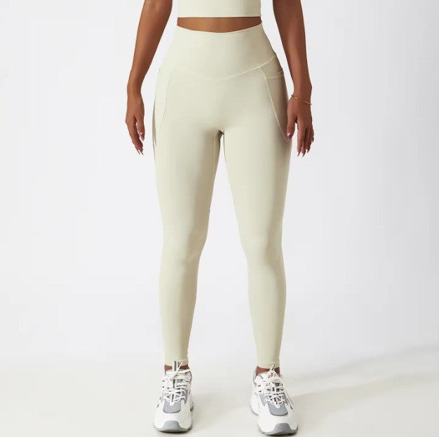 FYGURE: 2-piece single-strap crop top & leggings set